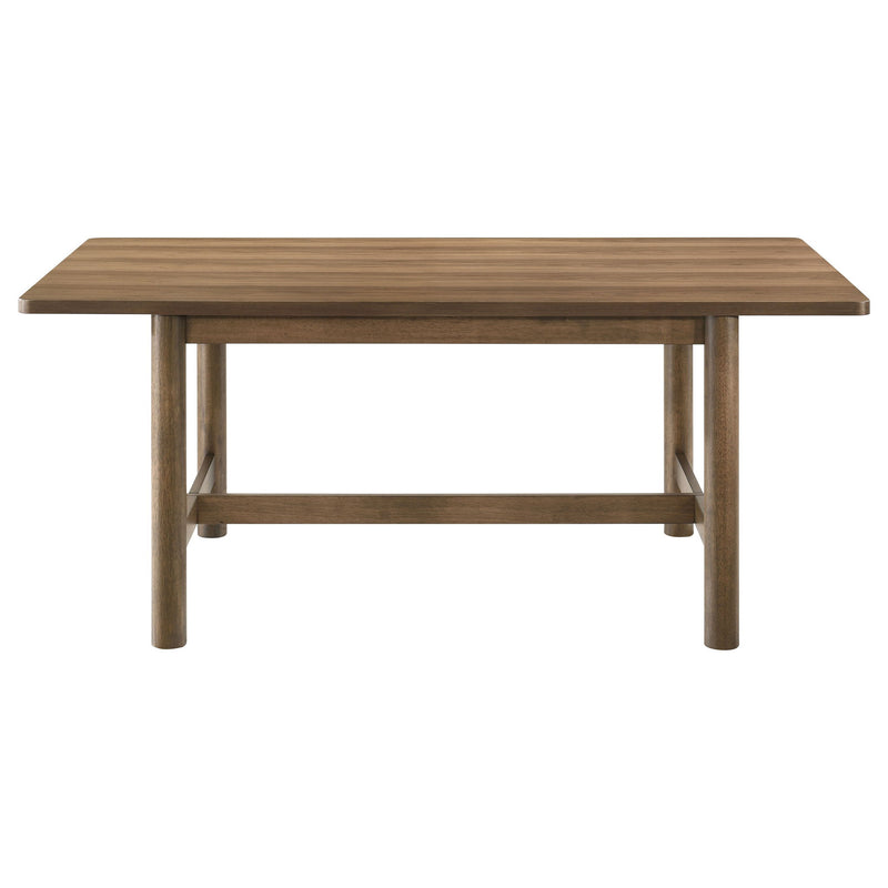 Graham - 7 Piece Rectangular Dining Table Set - Walnut