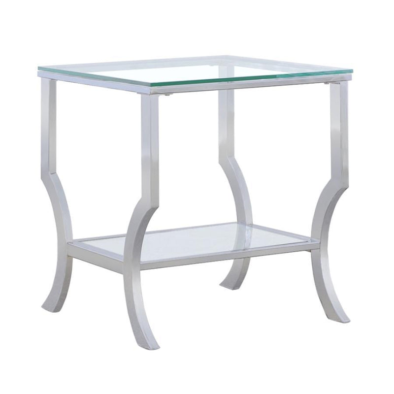 Saide - Rectangular Glass Top Table