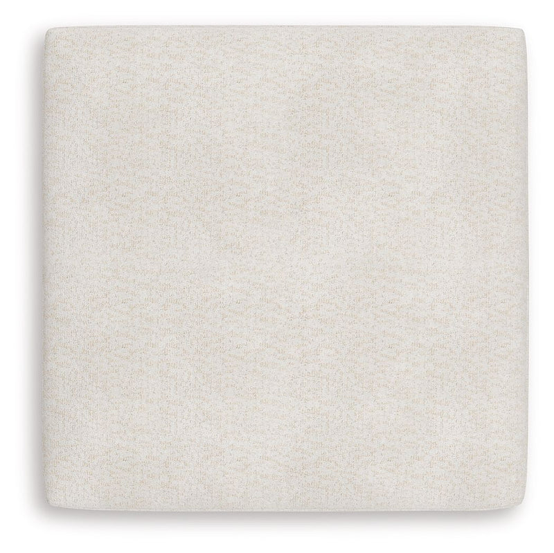 Donelson Creek - Oversized Accent Ottoman - Vanilla