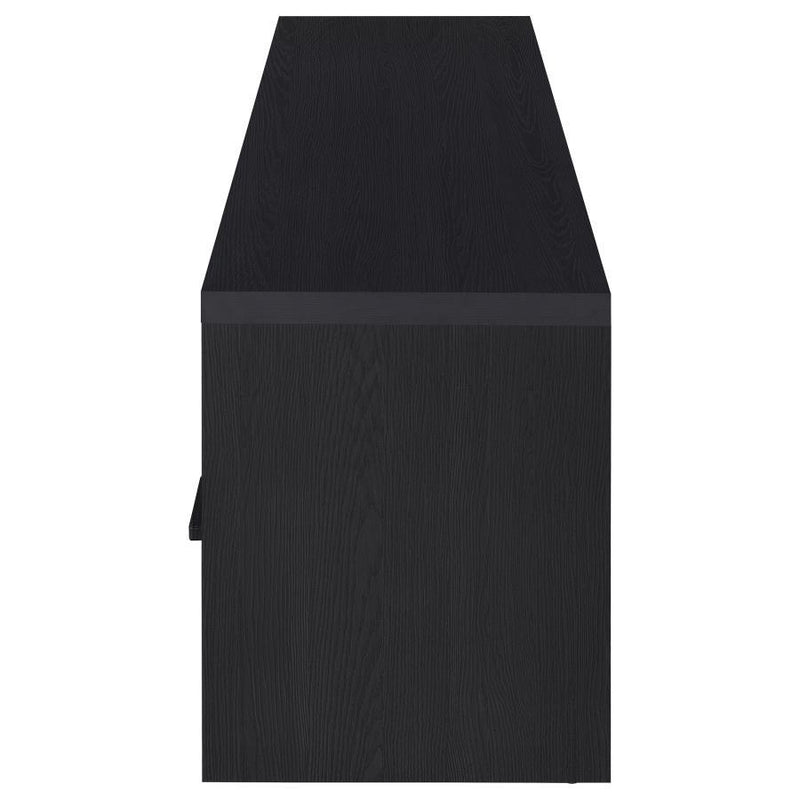 Murray - 70" 2-Door TV Stand Media Console - Black