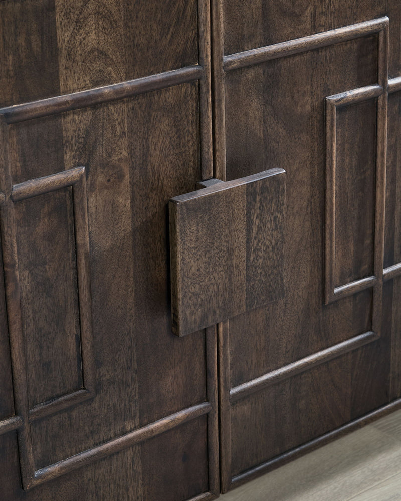Cato - Accent Cabinet - Dark Brown