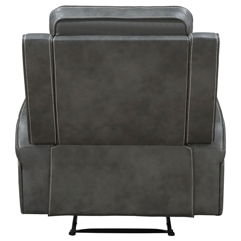 Forrest - Recliner Chair With Tufted Upholstery - Gray