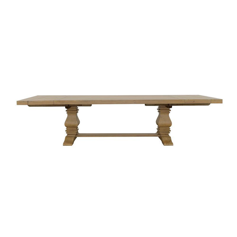 Florence 126-inch Extension Dining Table Rustic Honey