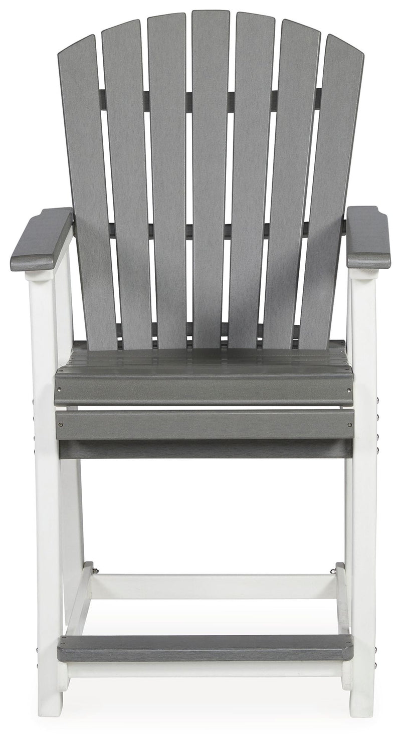 Transville - Barstool (Set of 2) - Gray / White