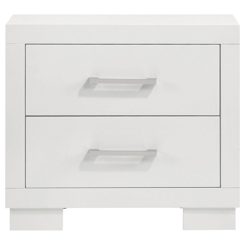 Jessica 4-piece Queen LED Bedroom Set Snow White