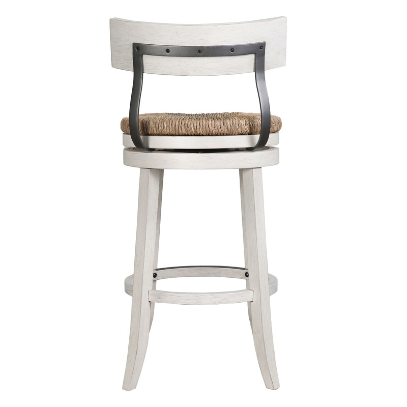 Stool With Natural Seagrass Seat