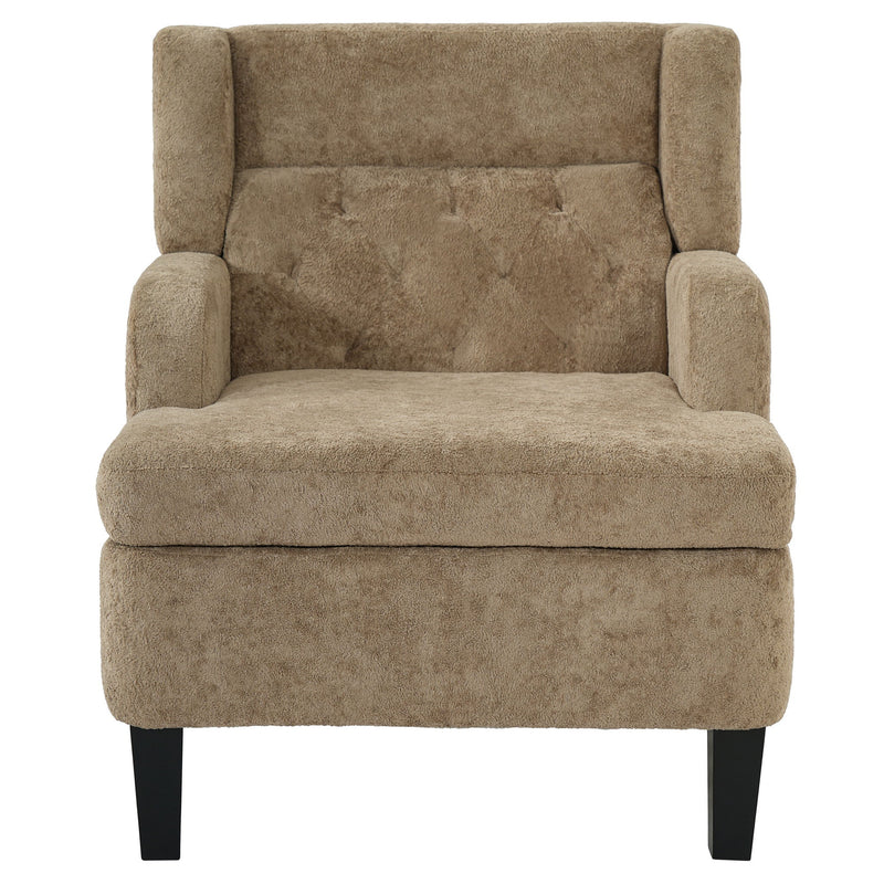 Modern Tufted Upholstered Accent Chair For Living Room