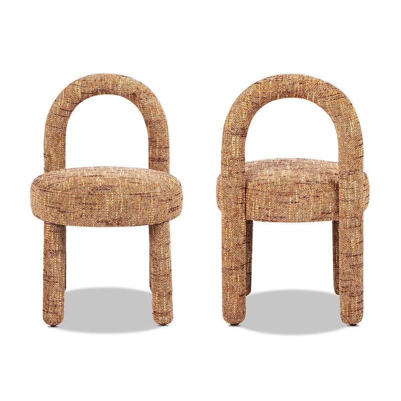 Penny - Round Arched Fully Upholstered Dining Side Chair (Set of 2)