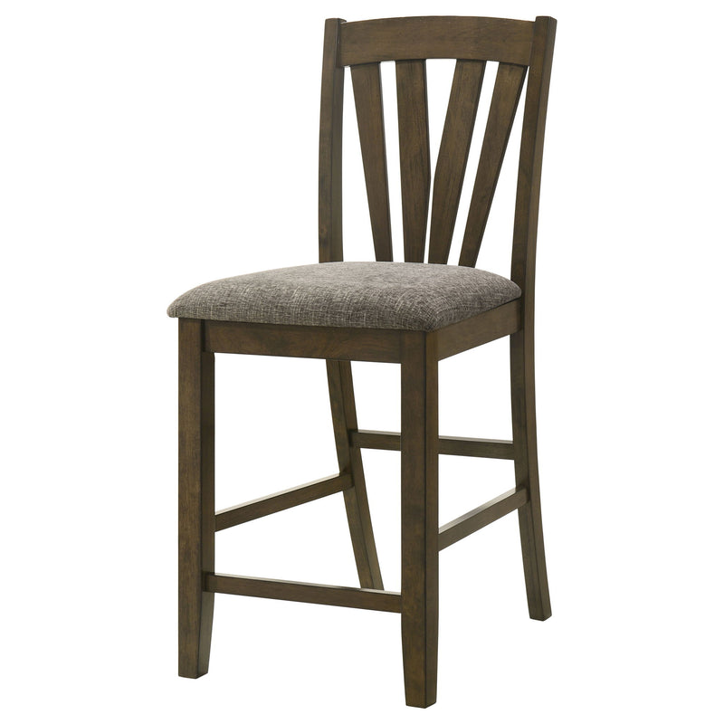 Maxine - Upholstered Counter Height Dining Side Chair (Set of 2) - Brown