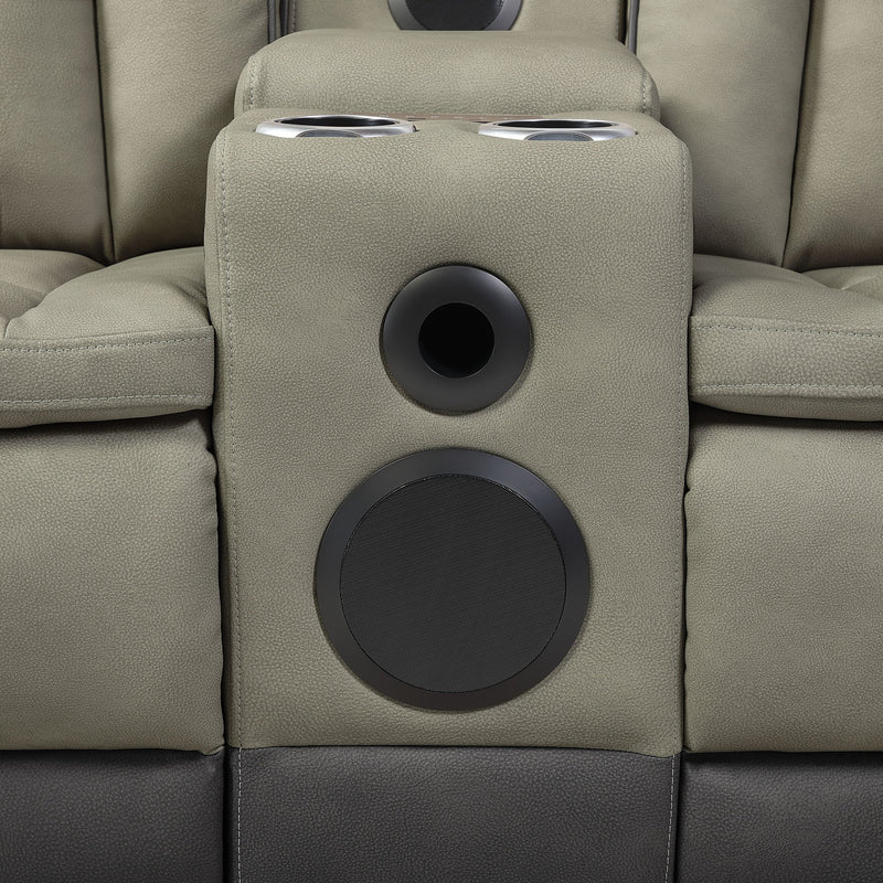 Bruno - Power Reclining Living Room Set With LED Lighting