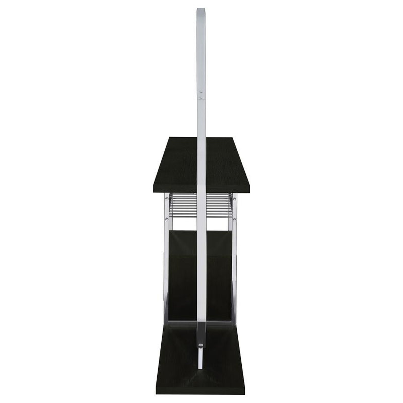 Risley - 2-Door Circular LED Home Bar With Wine Storage