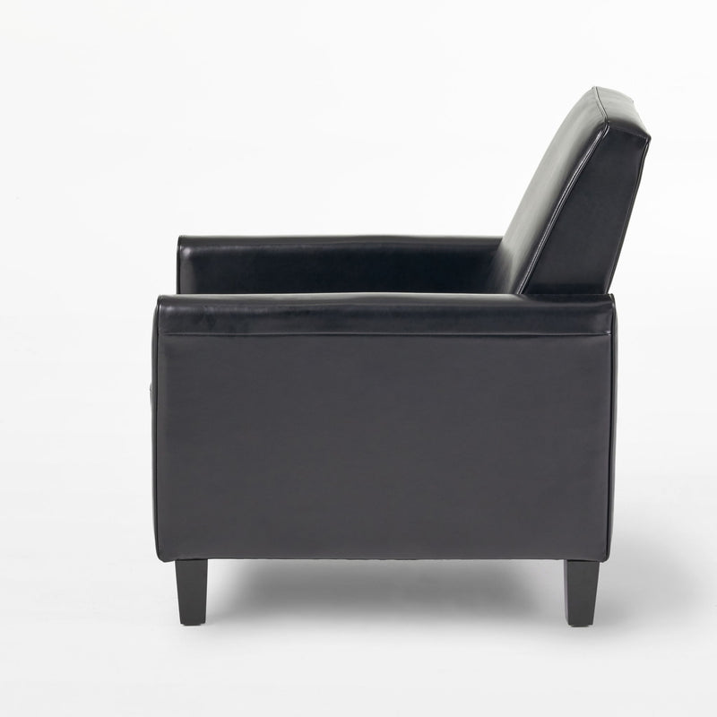 Upholstered Push Back Recliner Chair For Living Room