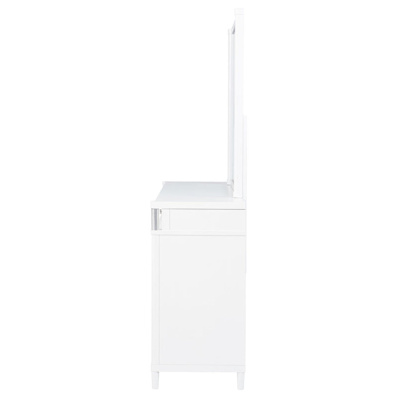 Gracemont 8-drawer Bedroom Dresser with Mirror White