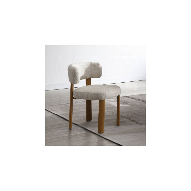 Ogin - Side Chair (Set of 2) - Beige / Gray