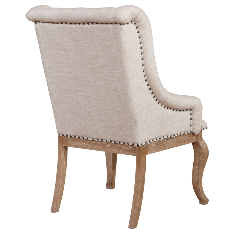 Fremont - Upholstered Dining With Button Tufted (Set of 2) - Brown