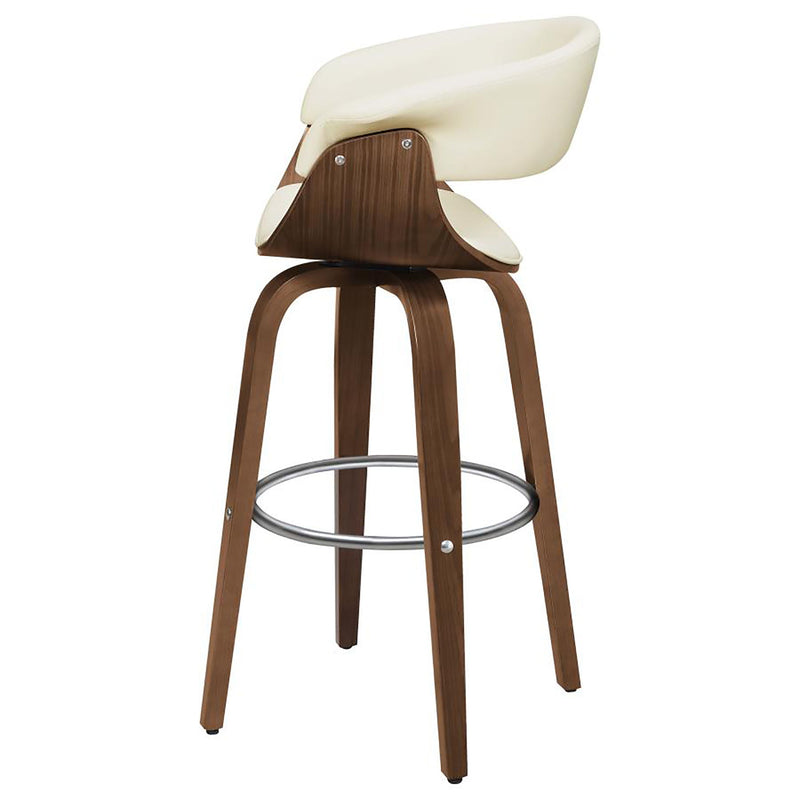 Swivel Bar Stool Elegant Design With Upholstery