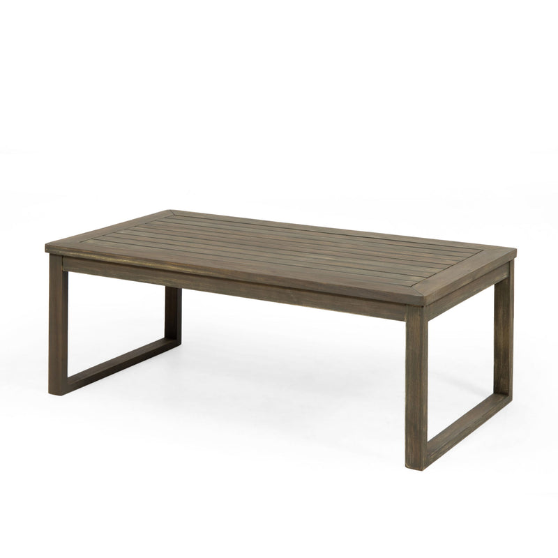 Samwell - Coffee Table & Loveseat Set With Water Resistant Cushions - Dark Gray