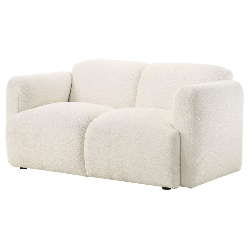 Dorset - Fabric Upholstered Round Track Arm Loveseat