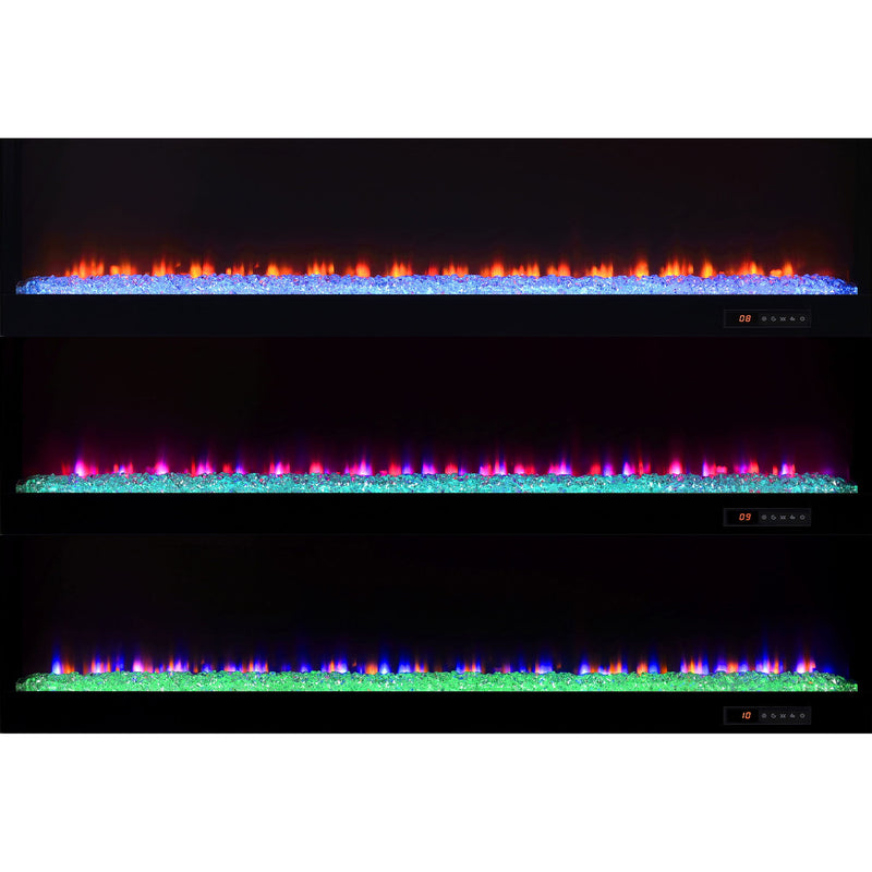 TV Stand Fireplace Console With Bluetooth Speaker