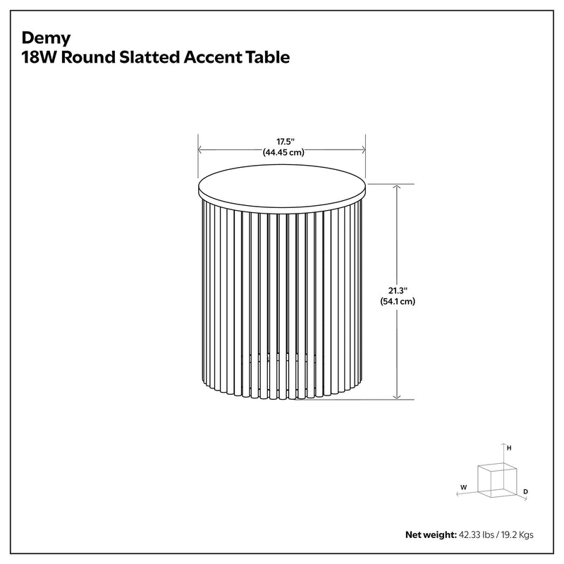 Demy - Handcrafted Metal Accent Table