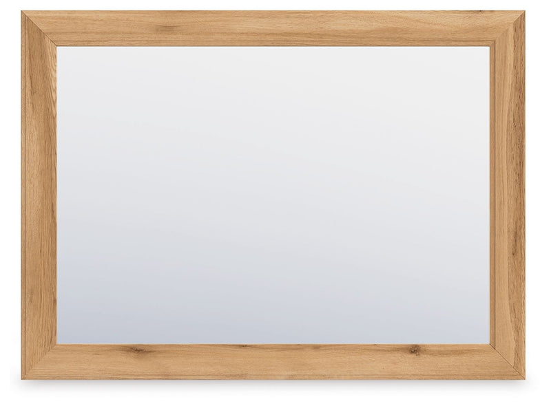 Aleaport - Bedroom Mirror - Warm Brown