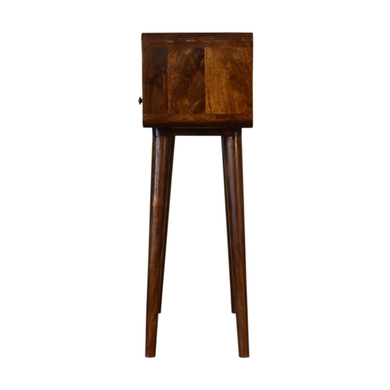 Mini Console Table - Chestnut
