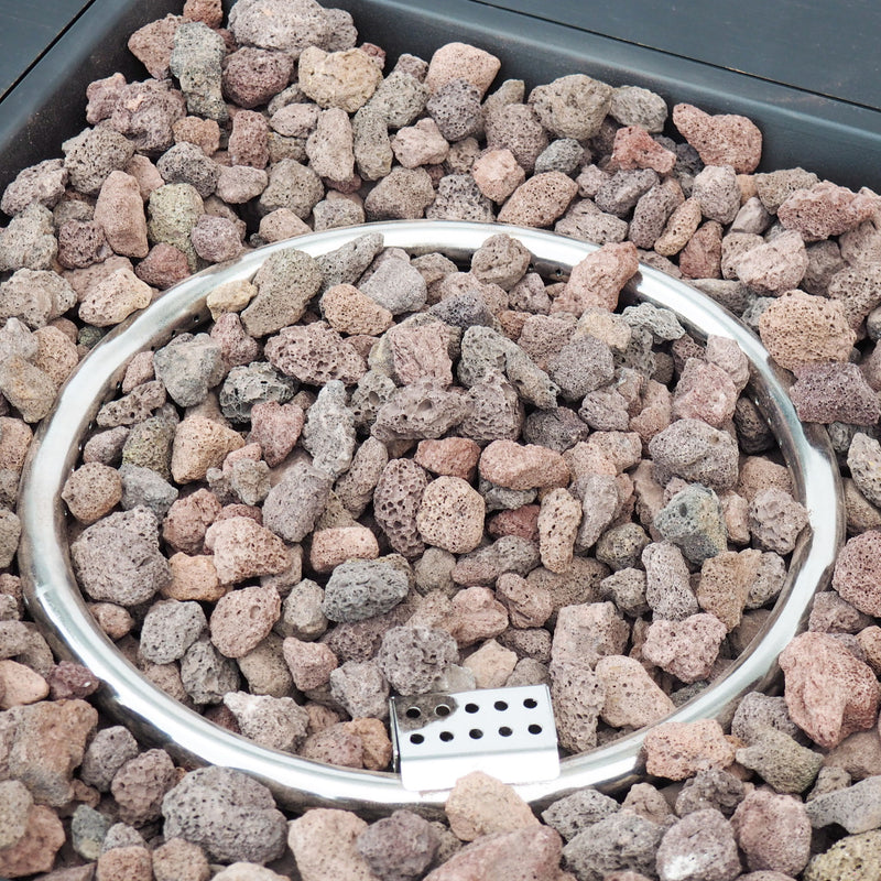 Modern Square Fire Pit With 50, 000 Btu