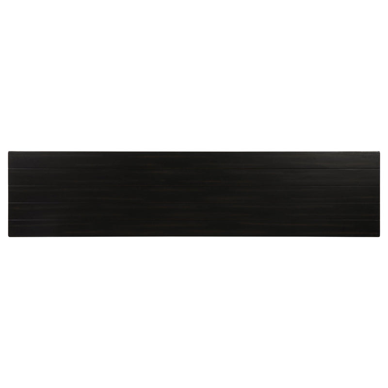 Sutter - 2 Door TV Stand With Mission Design - Dark Brown