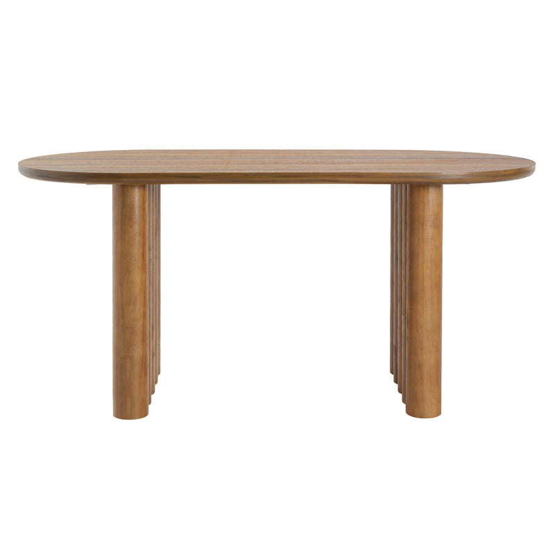5 Piece Indoor Dining Set With Oval Table And Chairs