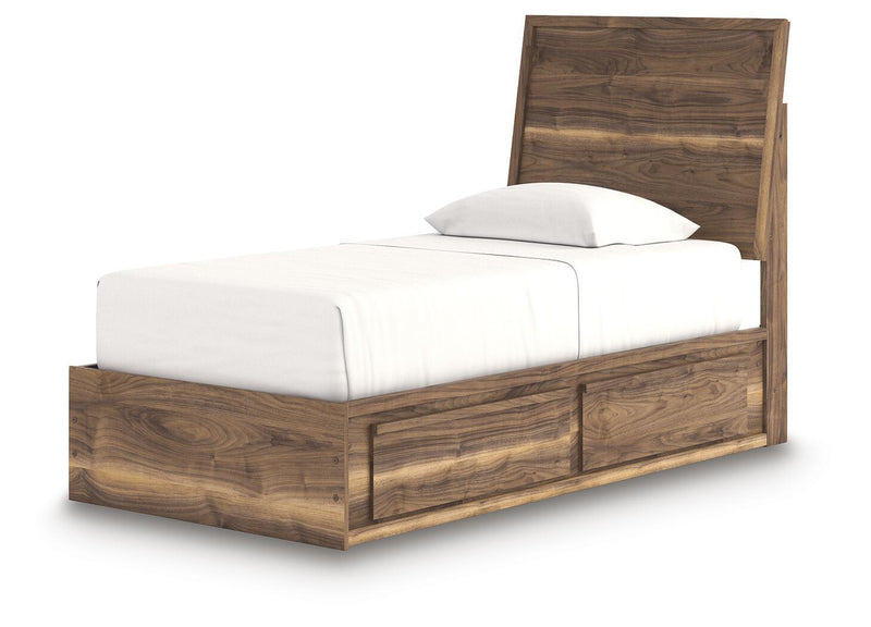 Chirason - Panel Bed With Storage