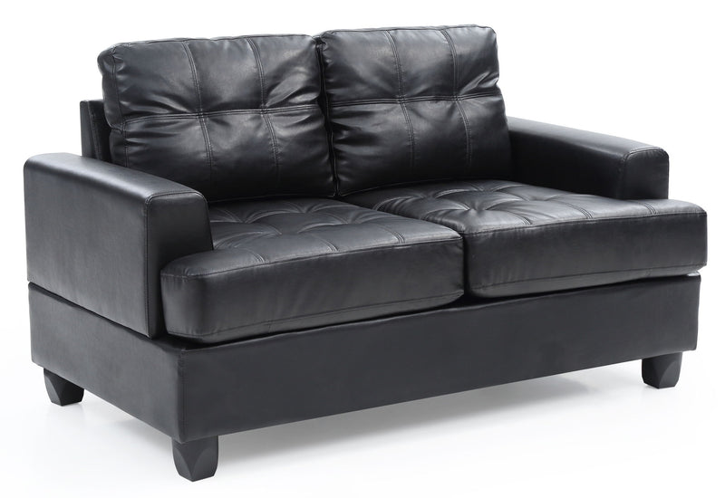 Stylish Transitional Loveseat For Two