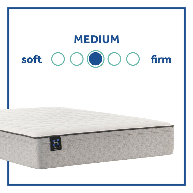 Essentials Hayward Medium Faux Euro Top Mattress
