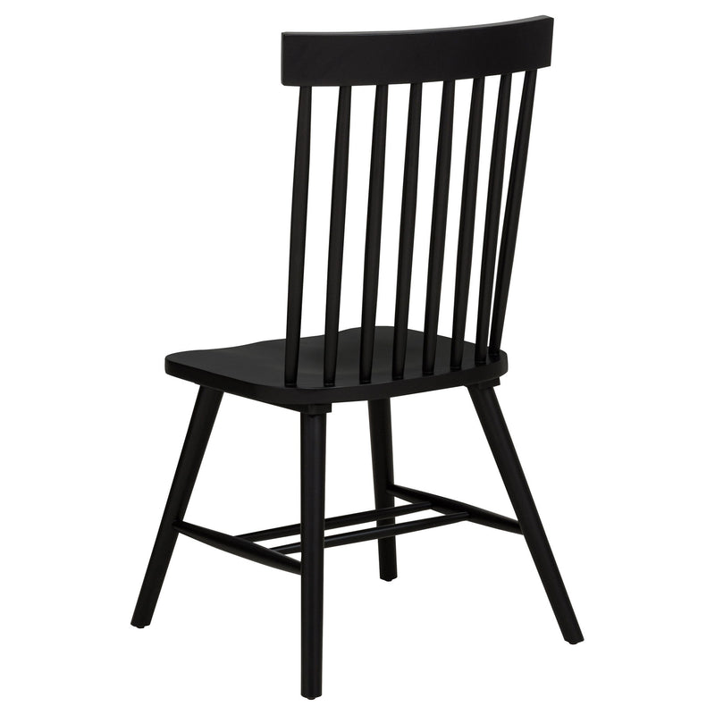 Finley - 5 Piece Dining Set With Round Table And Spindle Back Chairs