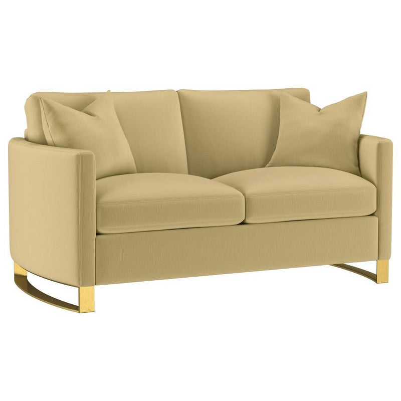 Corliss - Upholstered Arched Arm Sofa Set