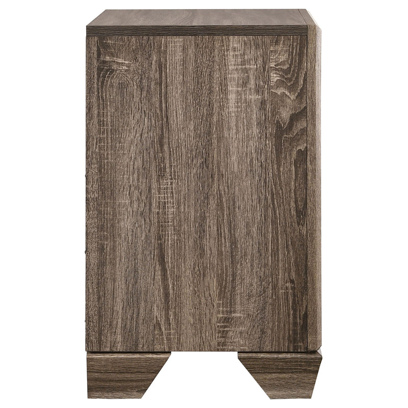 Tomasina - 2 Drawer Rectangular Nightstand - Taupe