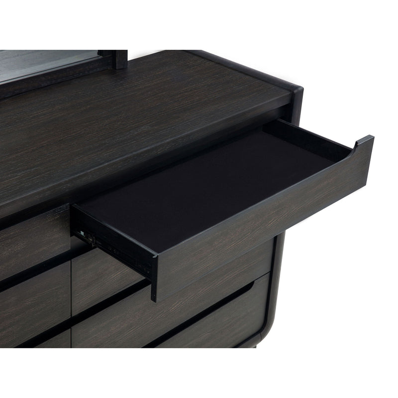 Bangor - 8 Drawer Bedroom Dresser Cabinet - Black