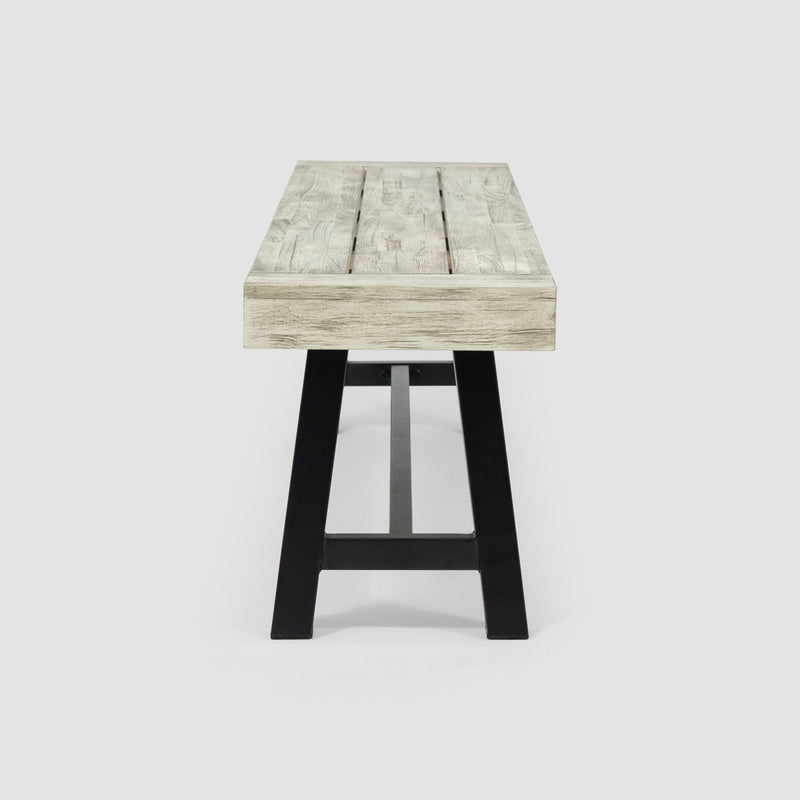 Carlisle - Outdoor Dining Bench - Gray