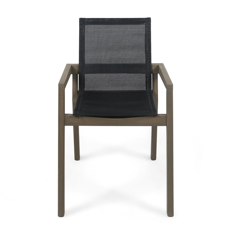 Belfast - Dining Chair With Acacia Wood Frame And Seating (Set of 2)