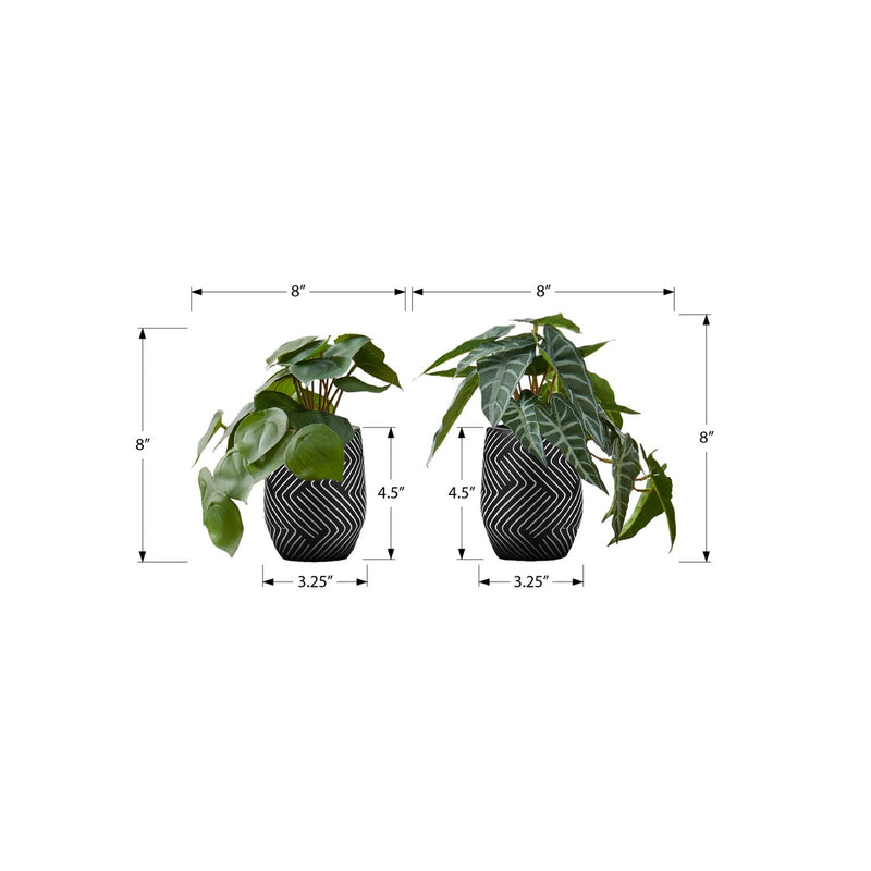 Artificial Alocasia Plant (Set of 2)