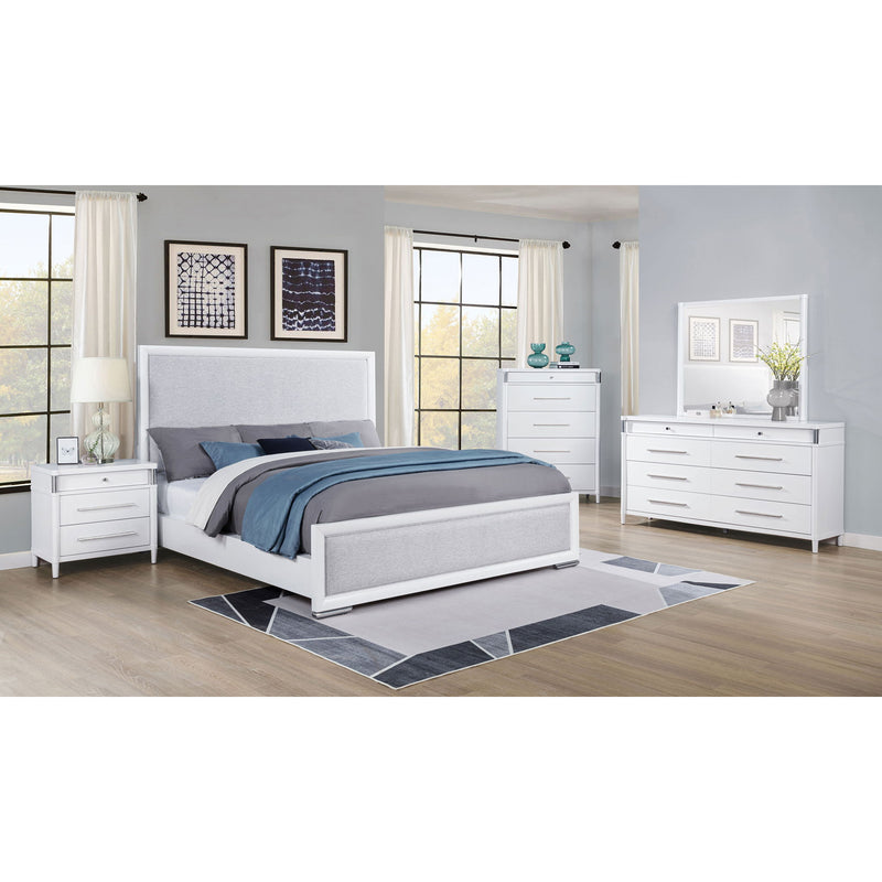 Robinson - 8 Drawer Dresser With Mirror - White