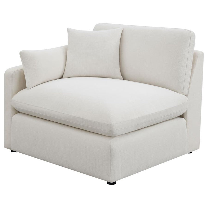 Hobson - Upholstered LAF Chair - Ivory
