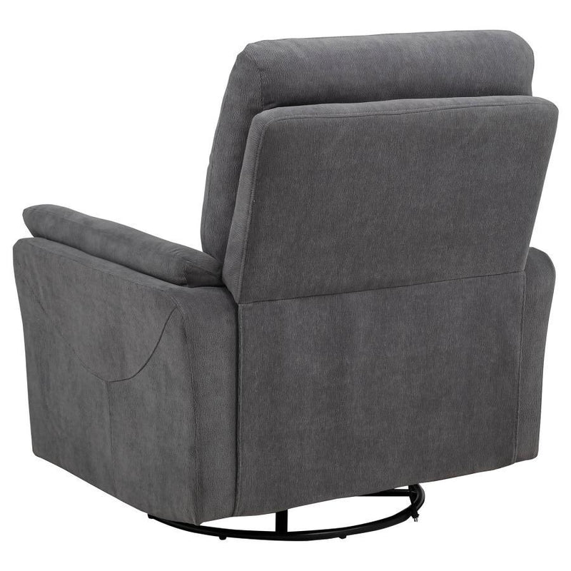 Adler - Upholstered Power Swivel Glider Recliner