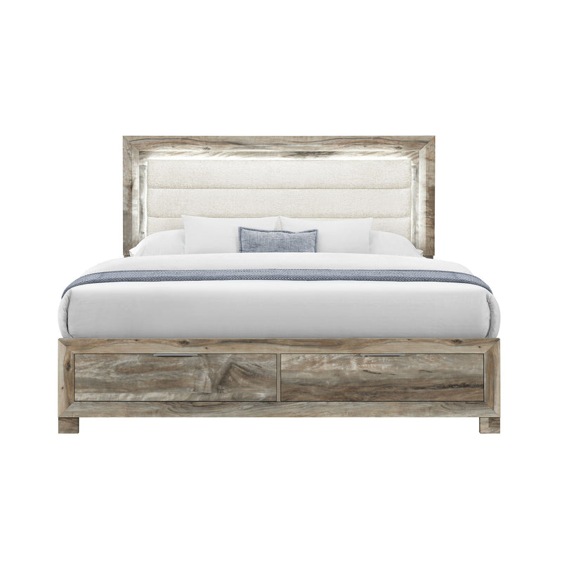 Cllisie - Bed With Padded Headboard