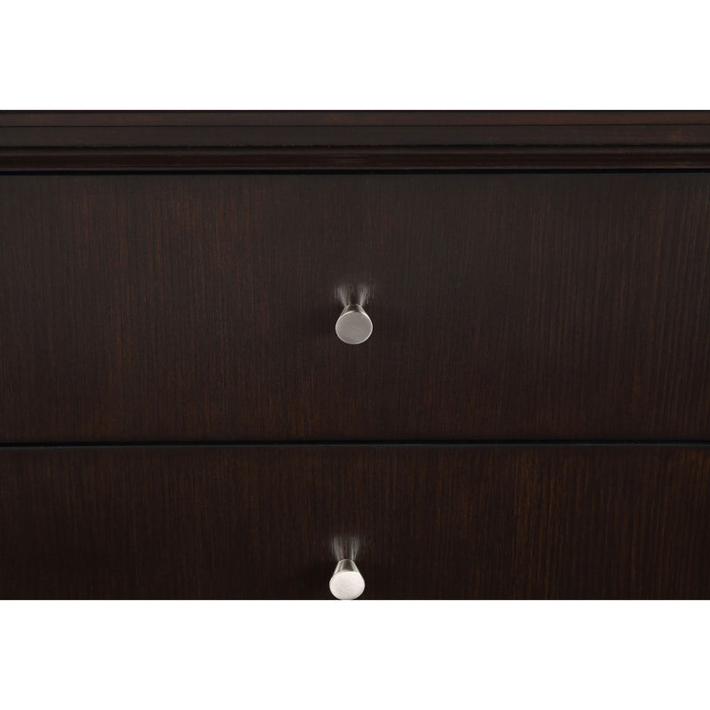 Navarro - 6 Drawer Dresser With Mirror - Brown