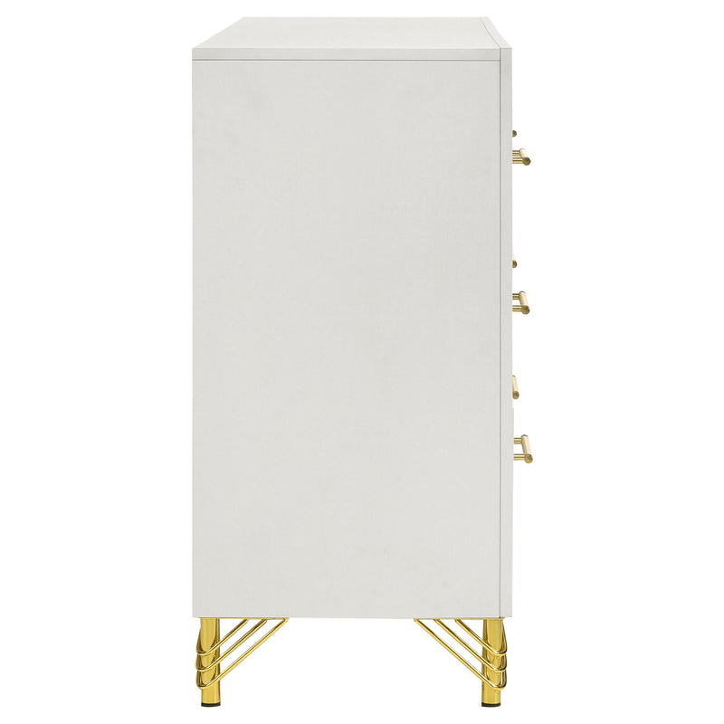 Chesney - 6 Drawer Bedroom Dresser - White