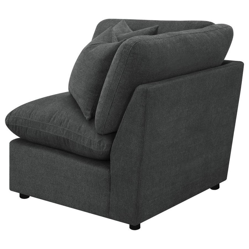 Collins - Modular Corner Chair - Dark Gray