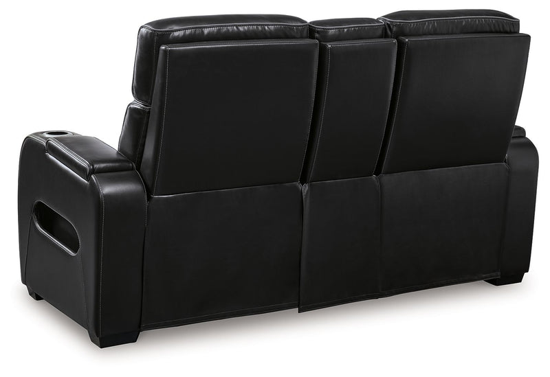 Boyington - 2 Pc. - Power Reclining Sofa And Loveseat - Black