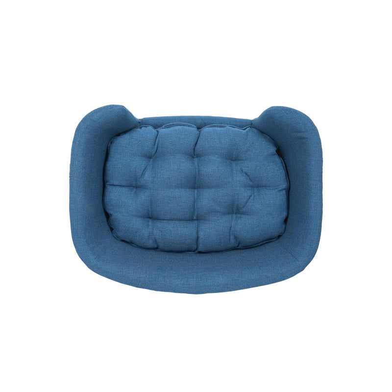 Elevated Dog Bed Frame For Small Dogs - Navy Blue