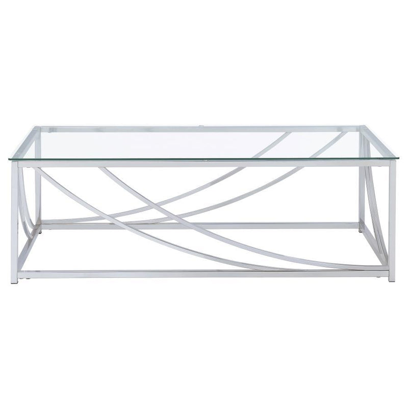 Lille - Glass Top Entryway Sofa Console Table Accents
