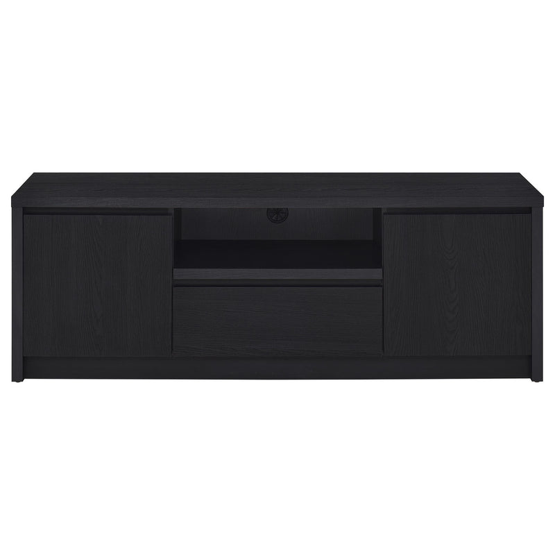 Winfield 60-inch 2-door TV Stand Media Console Black